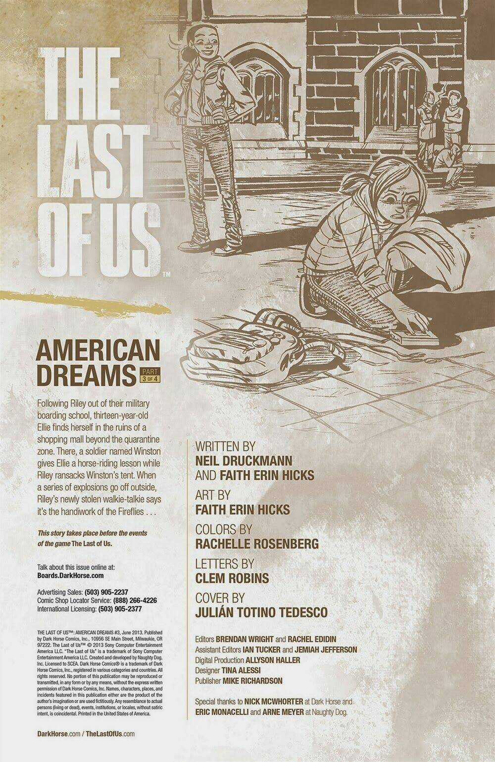 The Last Of Us: American Dreams Chapter 3 trang 1