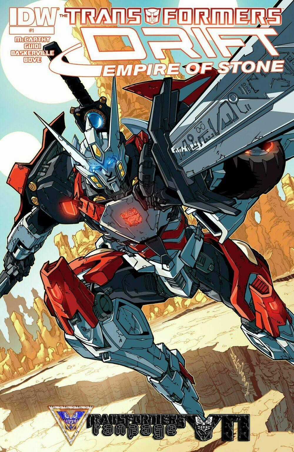 The Transformers: Drift - Empire of Stone Chapter 1 trang 0