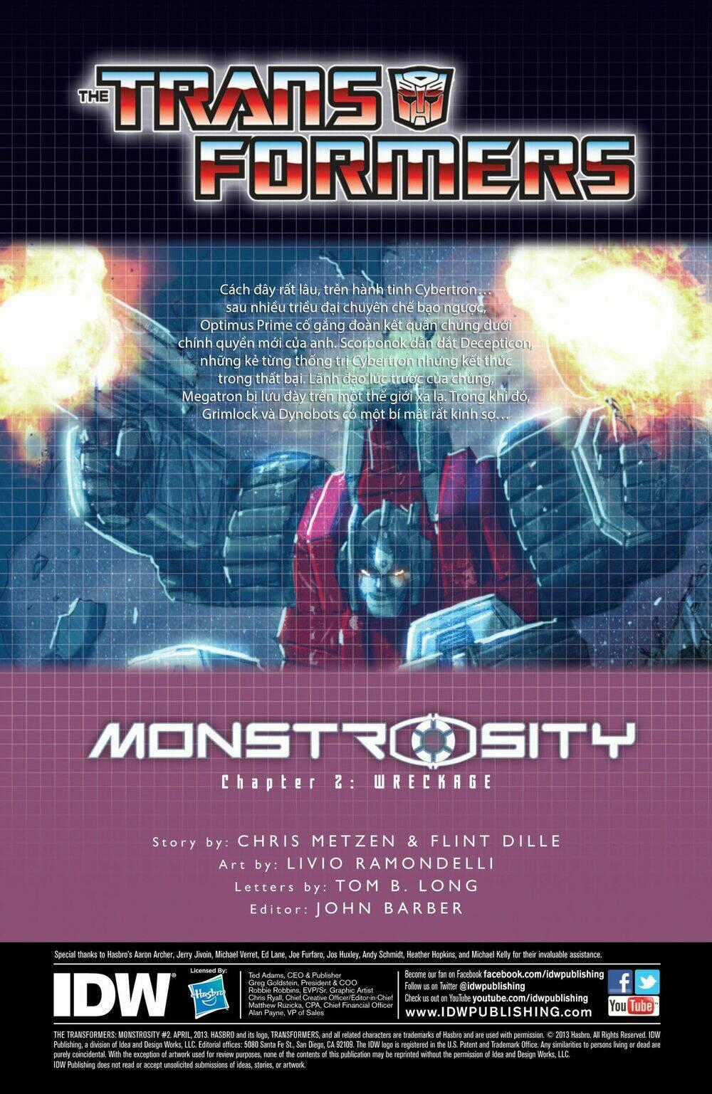 The Transformers: Monstrosity Chapter 2 trang 1