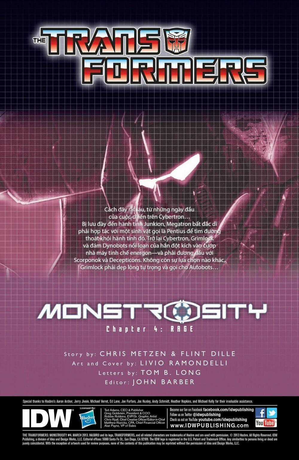 The Transformers: Monstrosity Chapter 4 trang 1