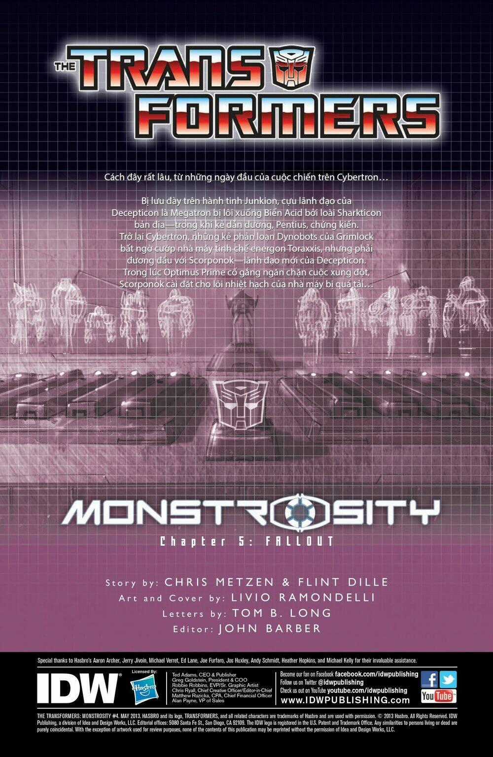 The Transformers: Monstrosity Chapter 5 trang 1