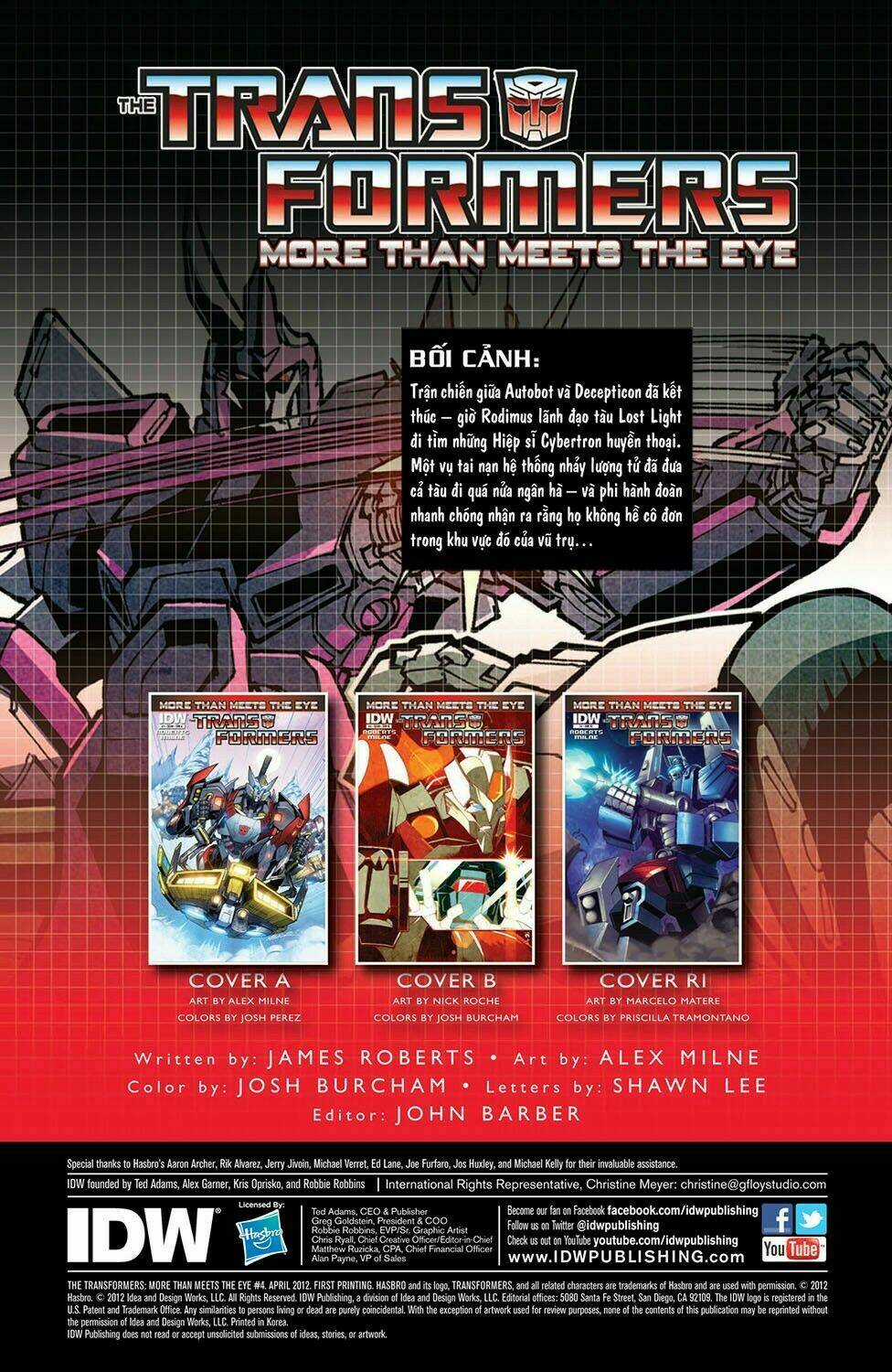 The Transformers: More Than Meets The Eye Chapter 4 trang 1