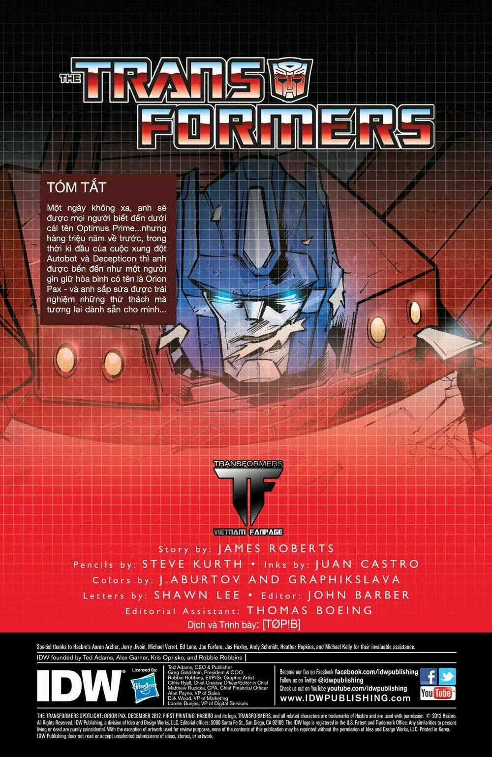 The Transformers Spotlight Chapter 4 trang 1