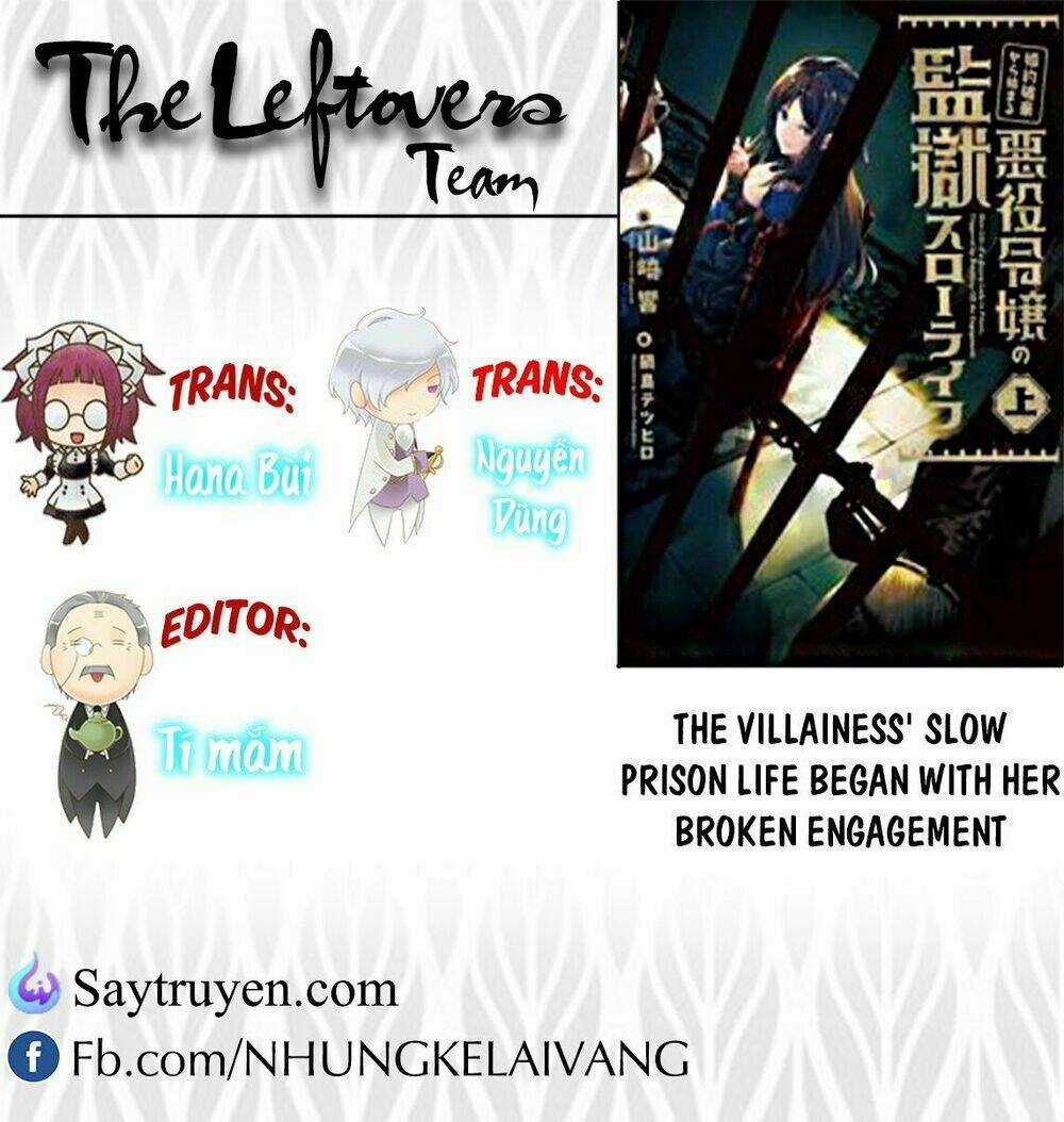 The Villainess' Slow Prison Life Began With Her Broken Engagement Chapter 3 trang 0