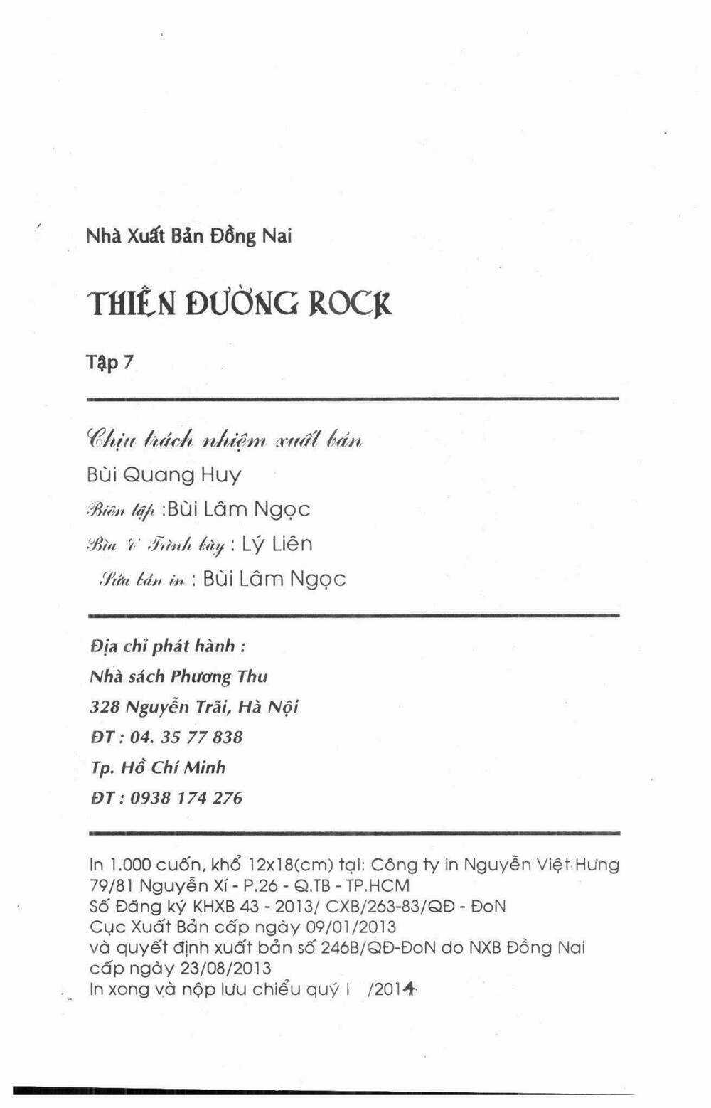 Thiên Đường Rock Chapter 7 trang 1