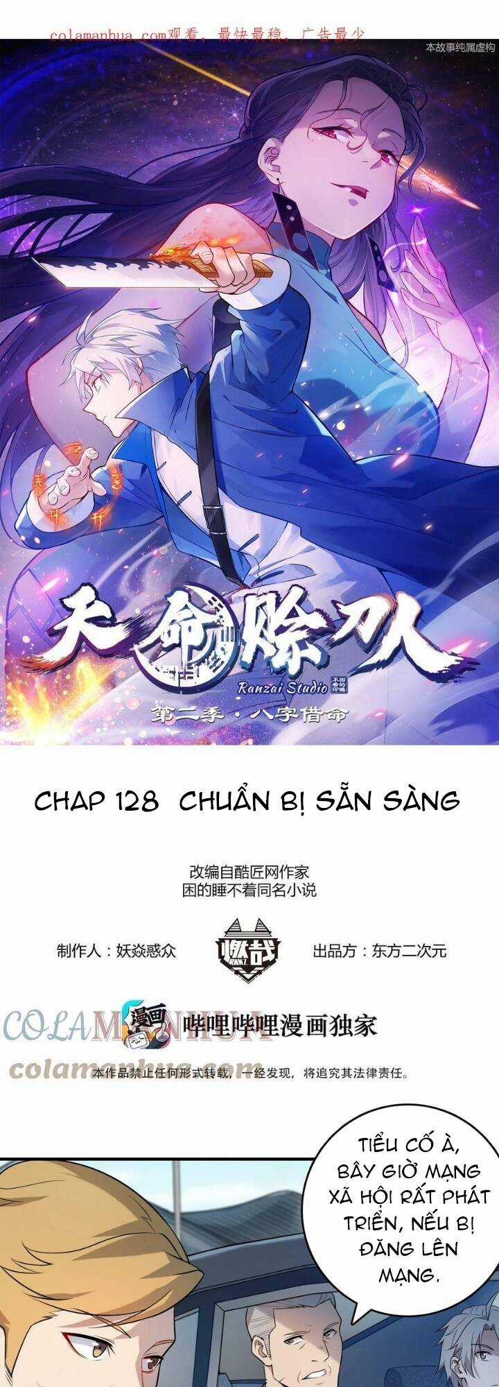 Thiên Mệnh Xa Đao Nhân Chapter 128 trang 1