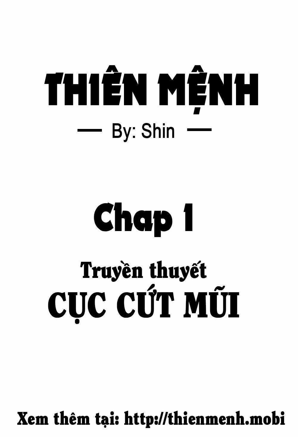 Thiên Mệnh Chapter 1 trang 0