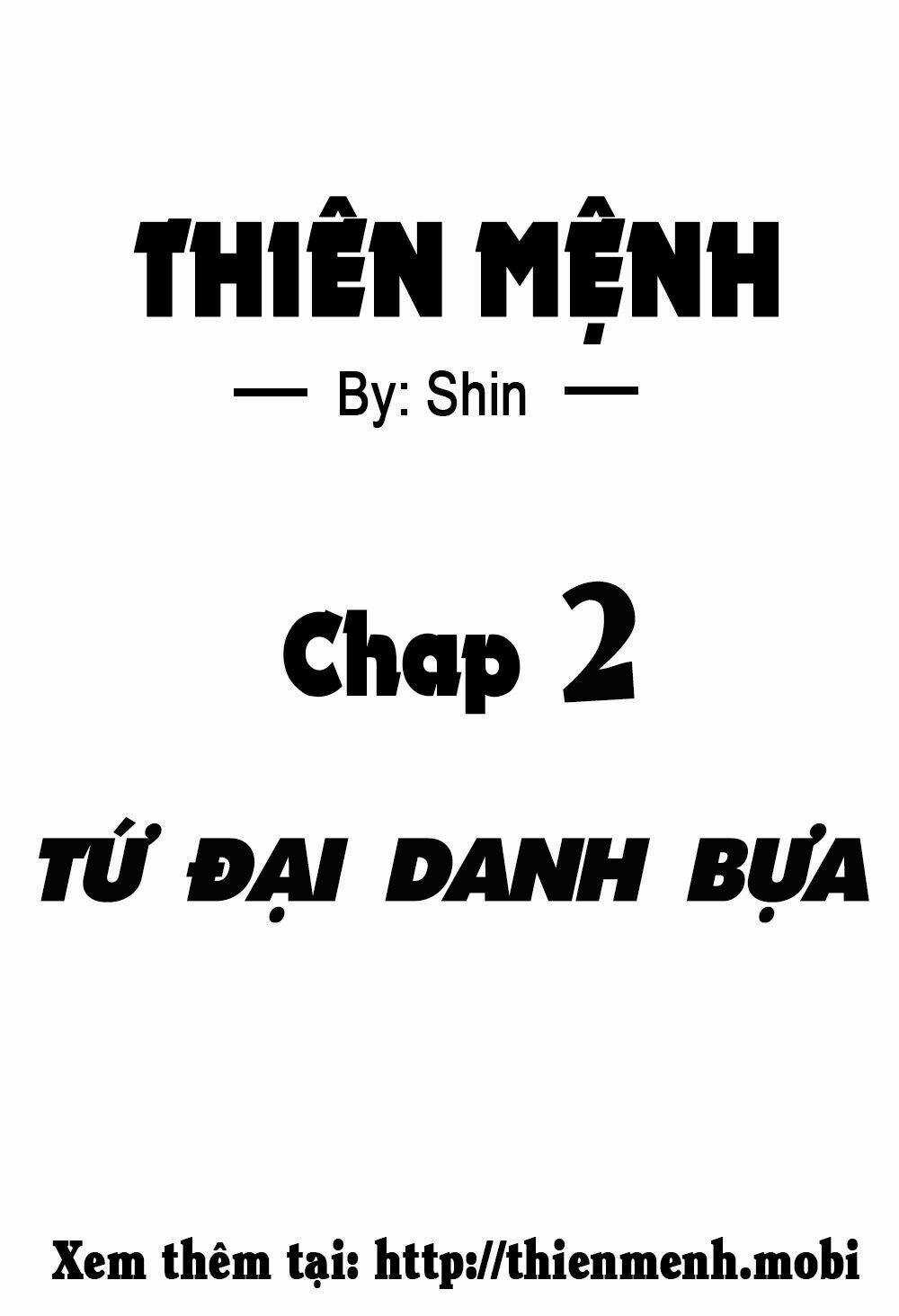 Thiên Mệnh Chapter 2 trang 0