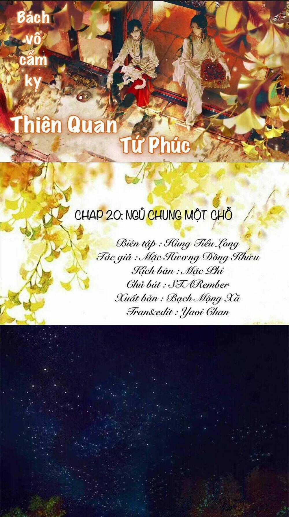 Thiên Quan Tứ Phúc Chapter 20 trang 0