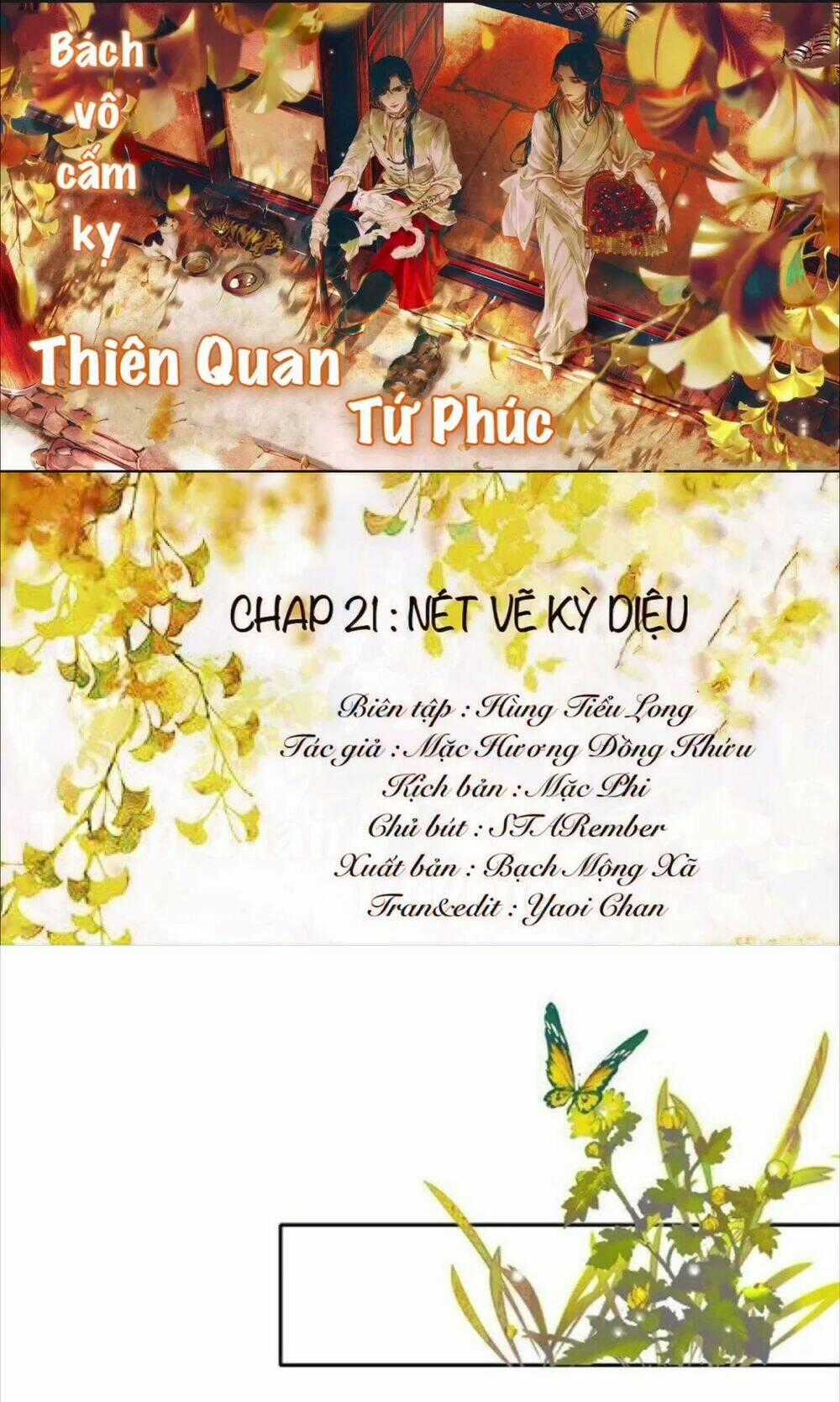 Thiên Quan Tứ Phúc Chapter 21 trang 0