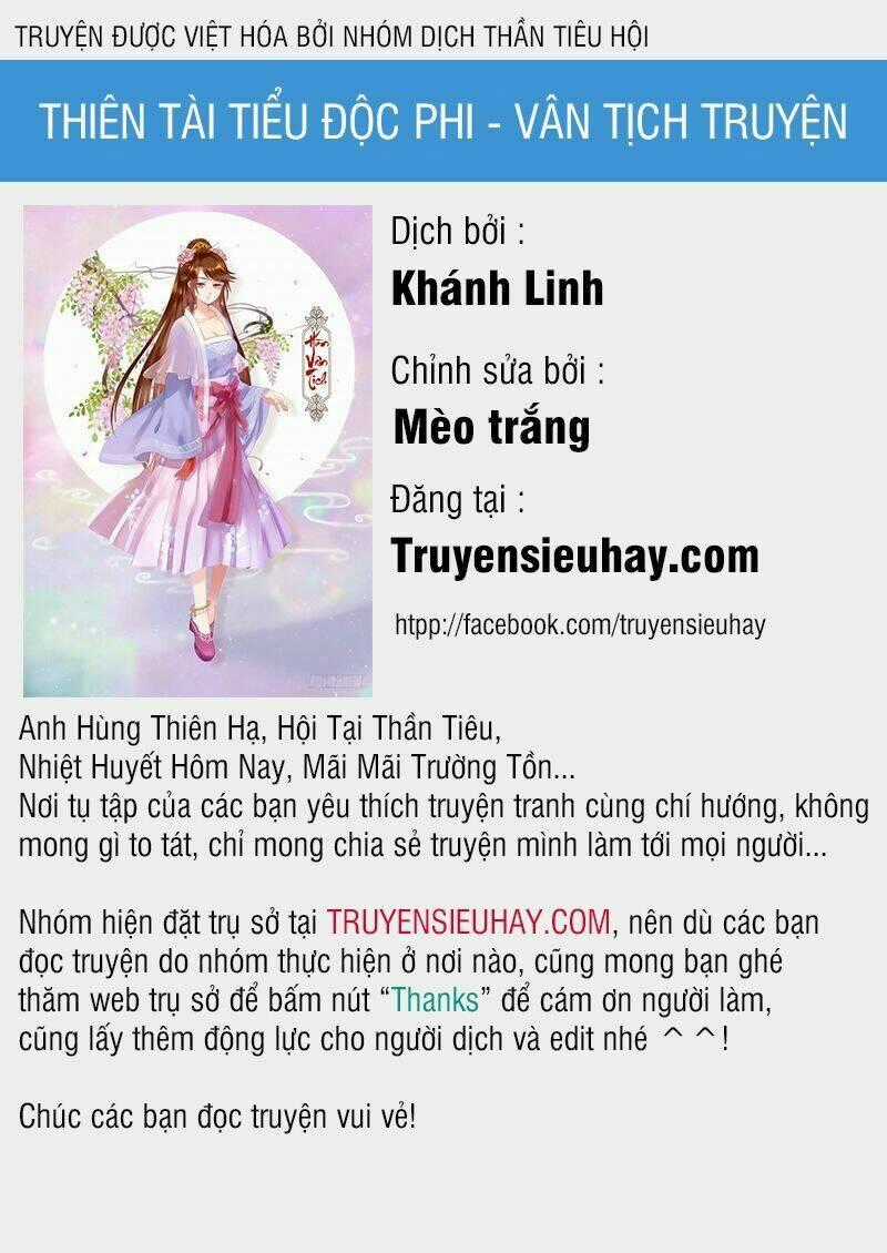 Thiên Tài Tiểu Độc Phi Chapter 84 trang 0