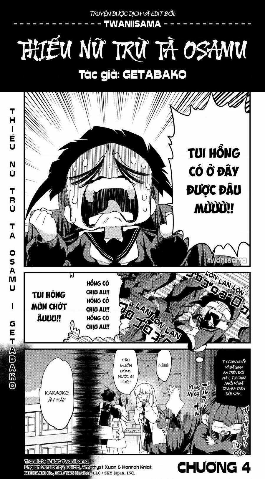 Thiếu Nữ Trừ Tà Osamu Chapter 4 trang 0