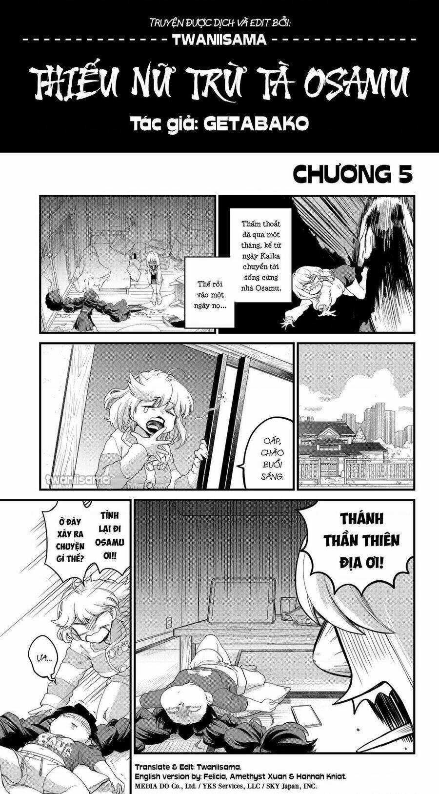 Thiếu Nữ Trừ Tà Osamu Chapter 5 trang 0