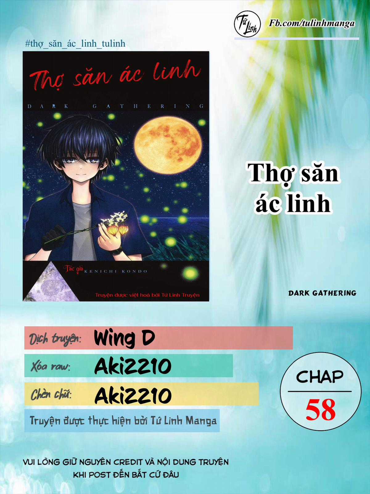 Thợ Săn Ác Linh - Dark Gathering Chapter 58 trang 1