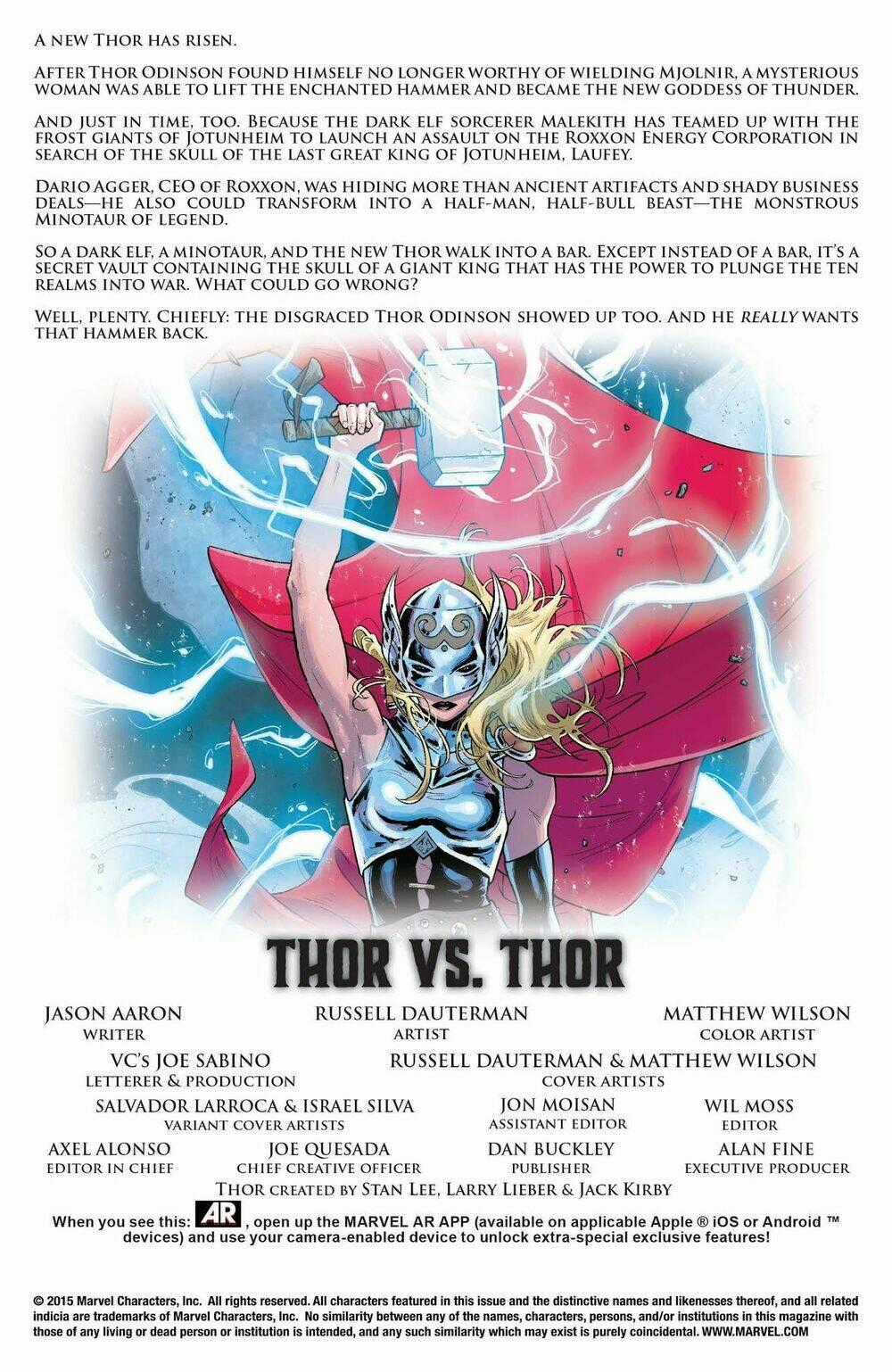 Thor 2015 Chapter 4 trang 1