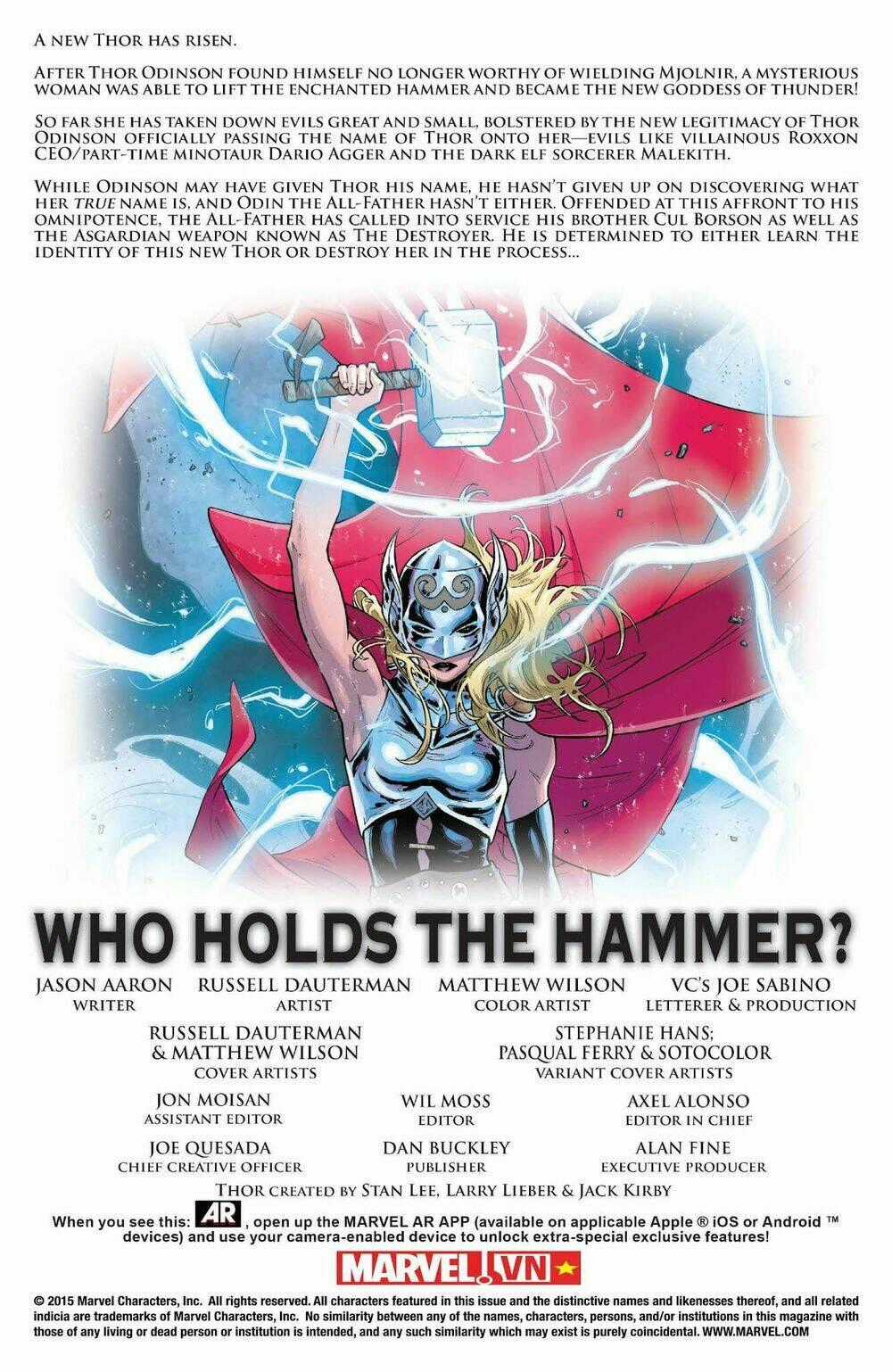 Thor 2015 Chapter 6 trang 1