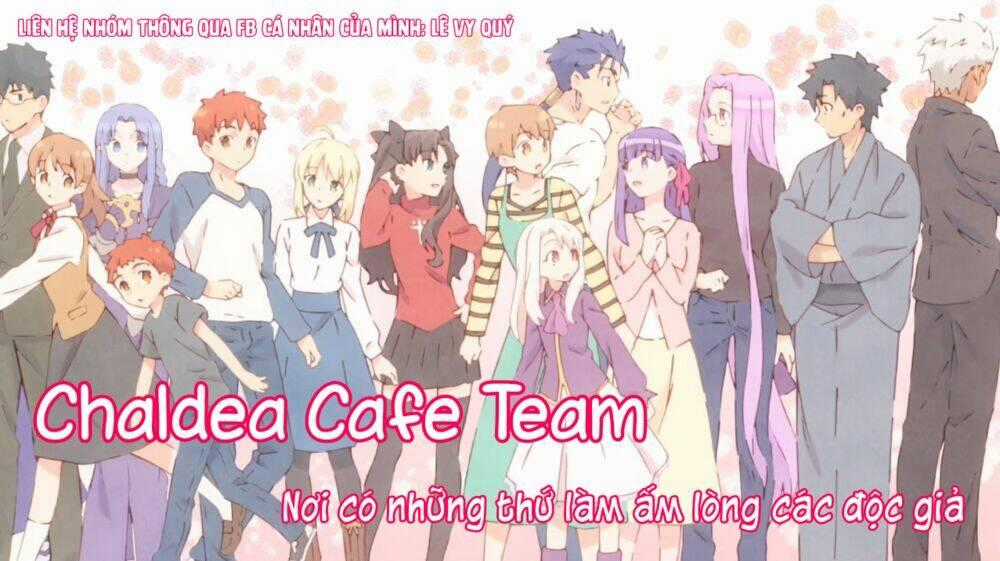 Thực Đơn Hôm Nay Cho Gia Đình Emiya Chapter 3 trang 0