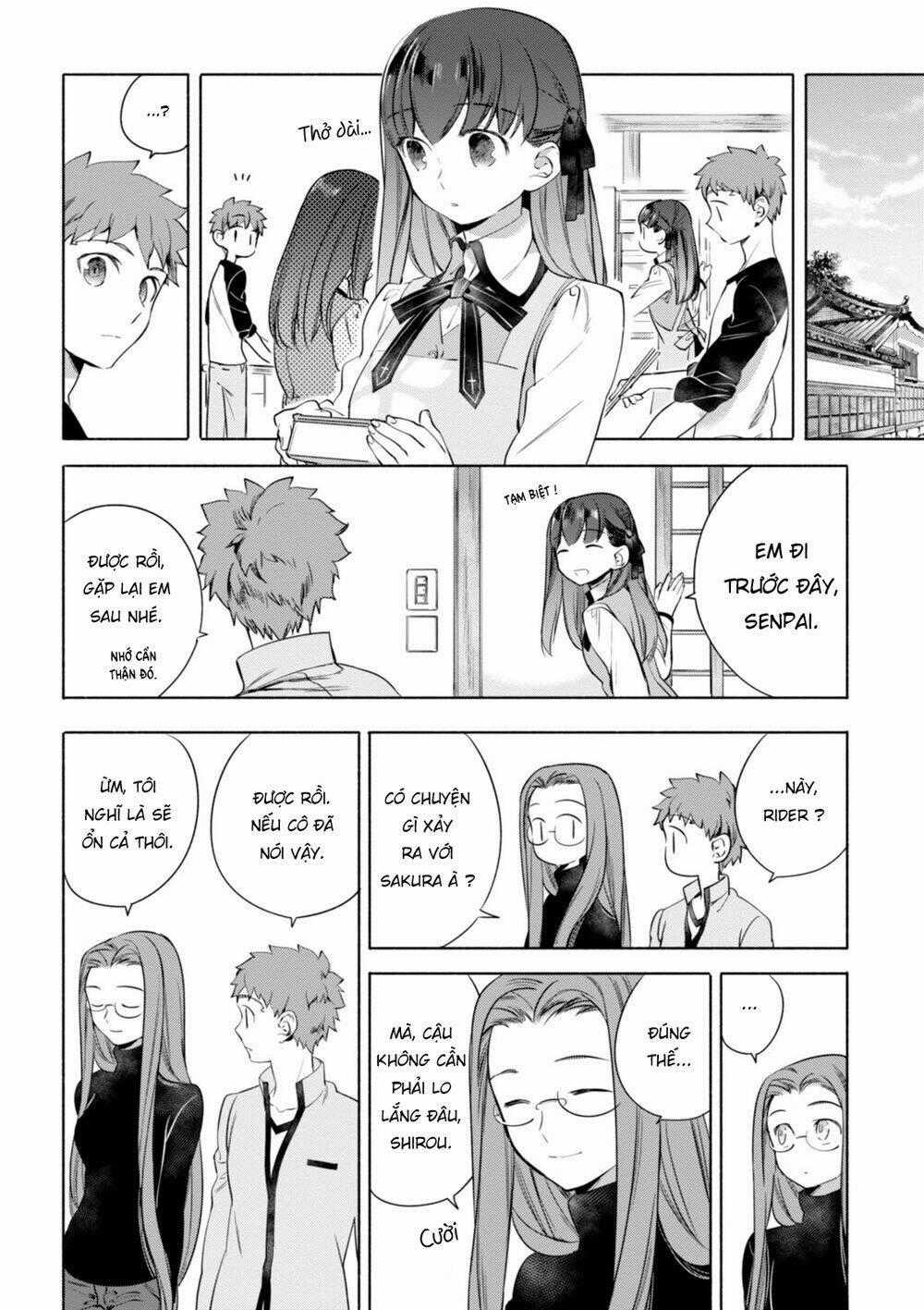 Thực Đơn Hôm Nay Cho Gia Đình Emiya Chapter 5 trang 1