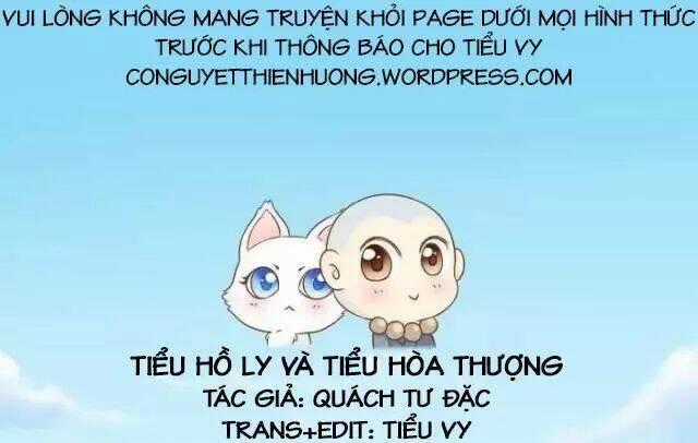 Tiểu Hồ Ly vs Tiểu Hóa Thượng Chapter 38 trang 1