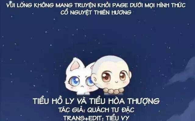 Tiểu Hồ Ly vs Tiểu Hóa Thượng Chapter 74 trang 1