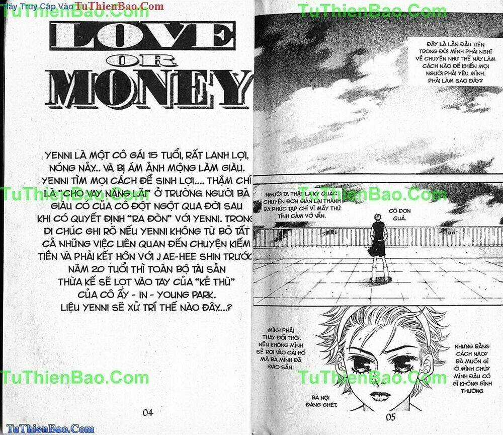 Tình Hay Tiền - Love Or Money Chapter 2 trang 1