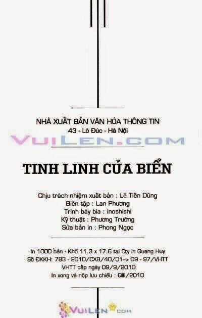 Tinh linh của biển Chapter 3 trang 1