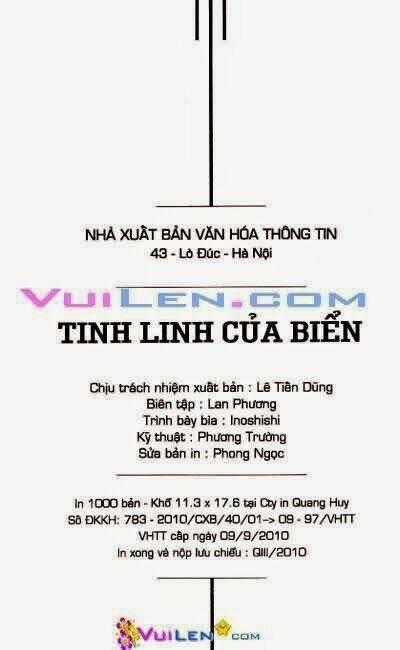 Tinh linh của biển Chapter 8 trang 1