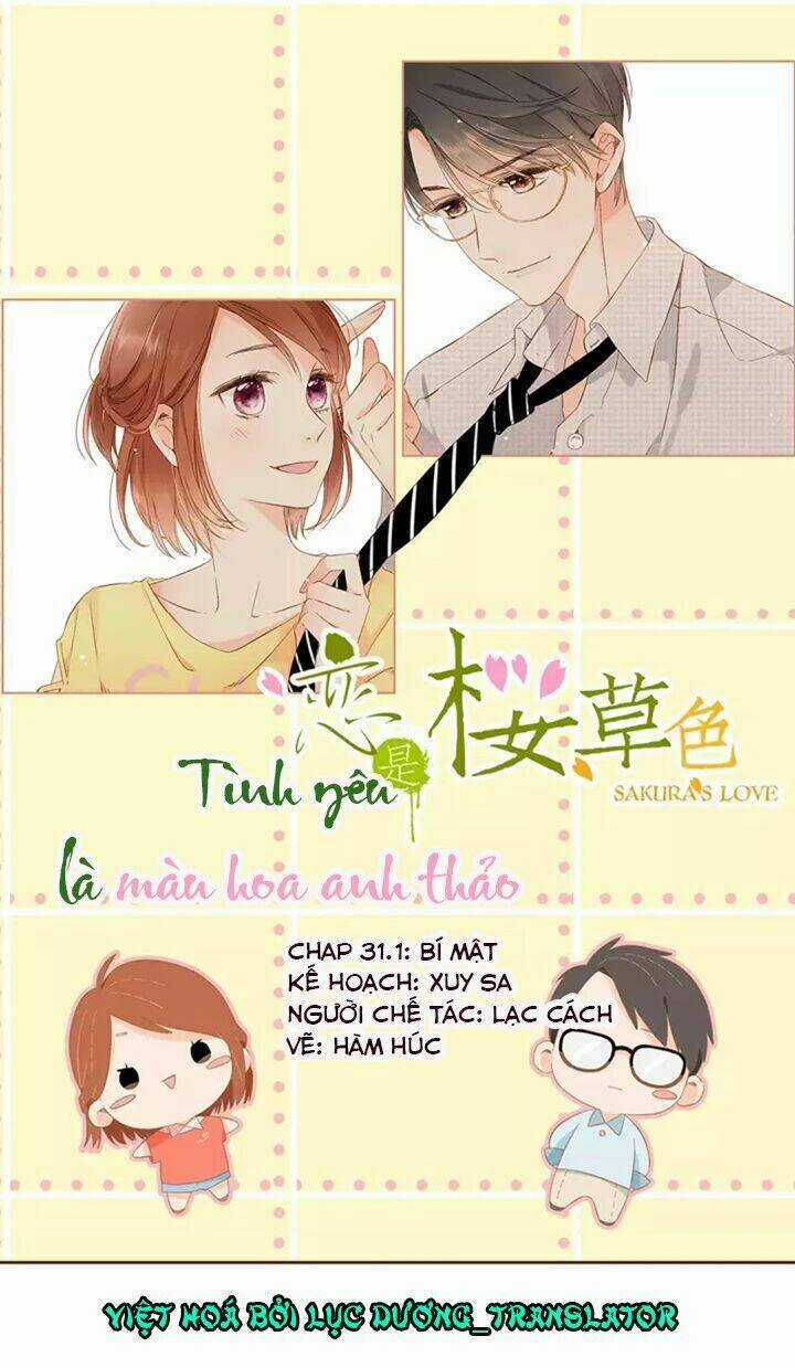 Tình Yêu Là Màu Hoa Anh Thảo Chapter 31.1 trang 0