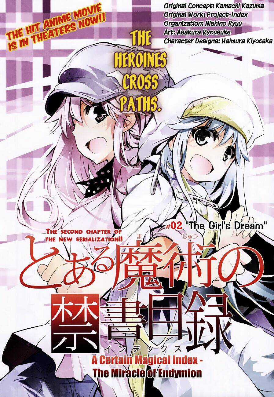 To Aru Majutsu No Kinsho Mokuroku - Endymion No Kiseki Chapter 2 trang 1