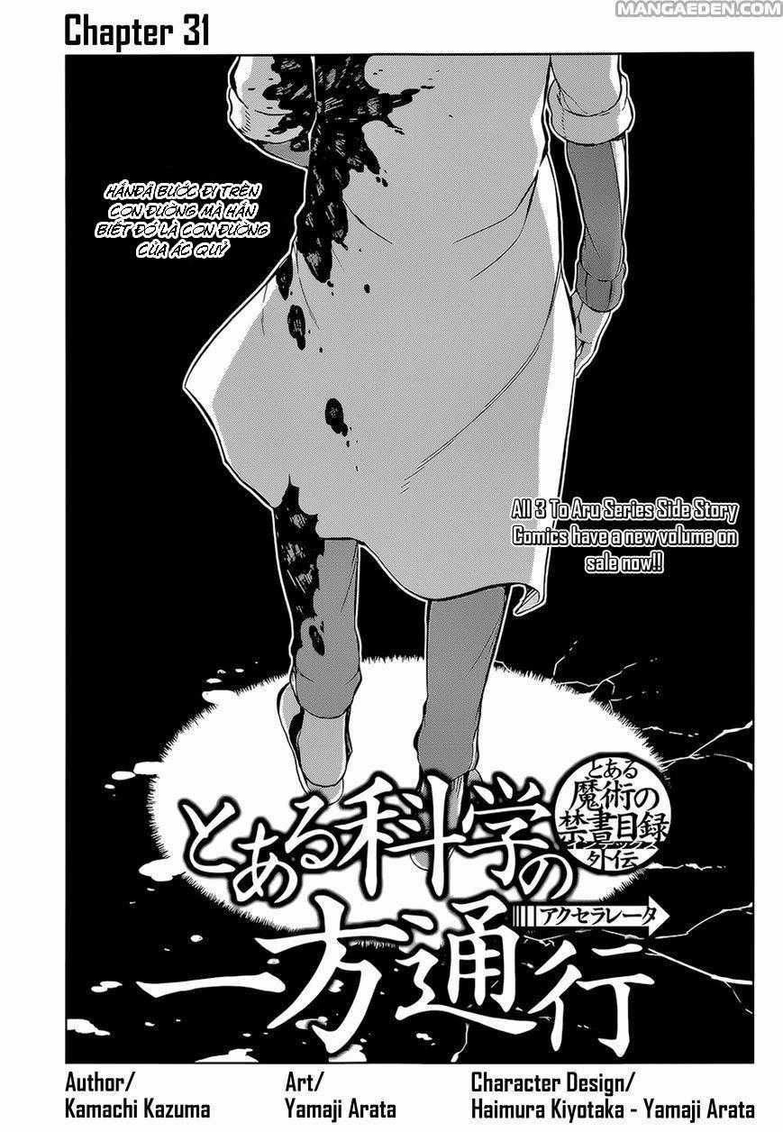 Toaru Kagaku No Accelerator Chapter 31 trang 1