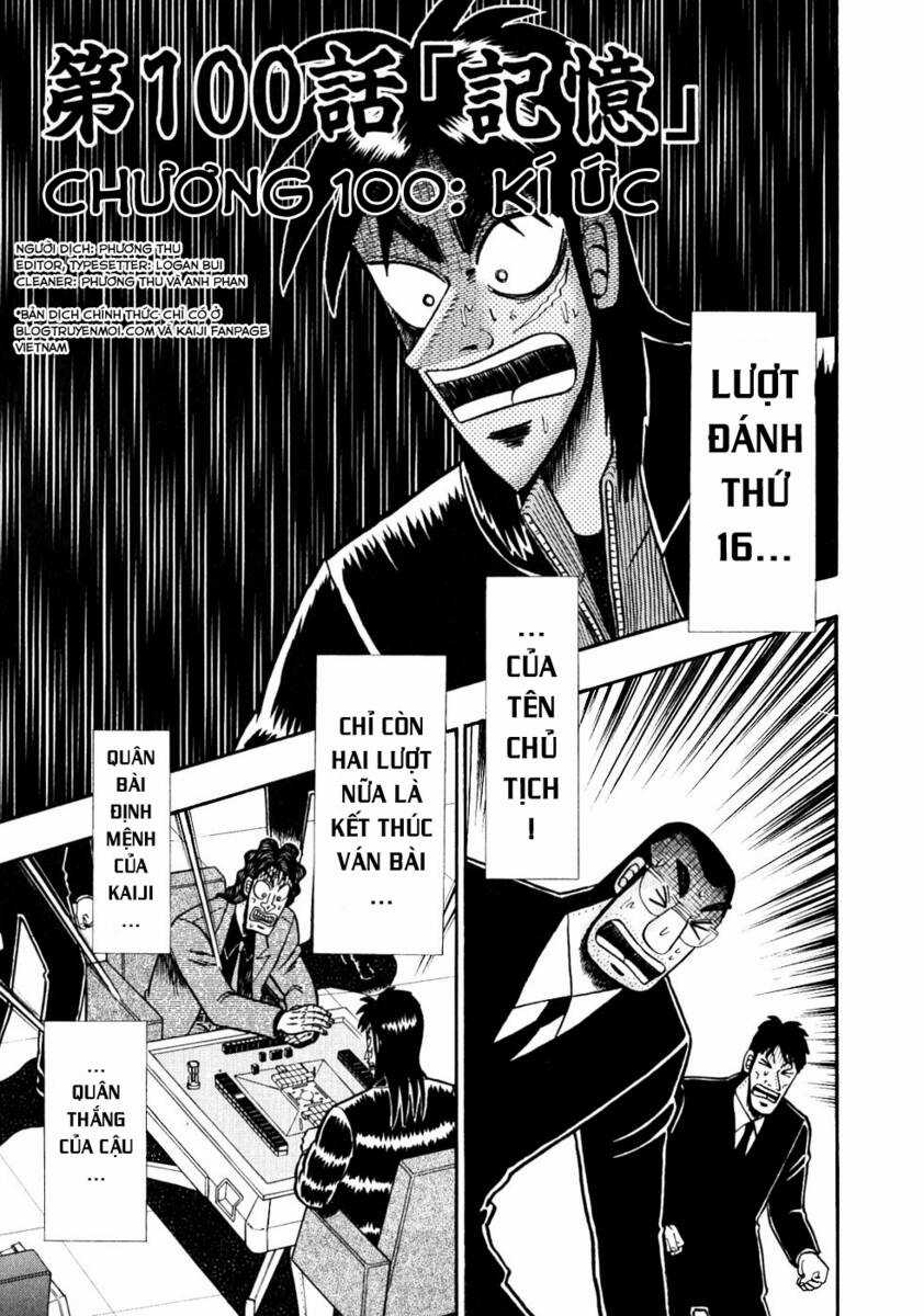 Tobaku Datenroku Kaiji Chapter 100 trang 0