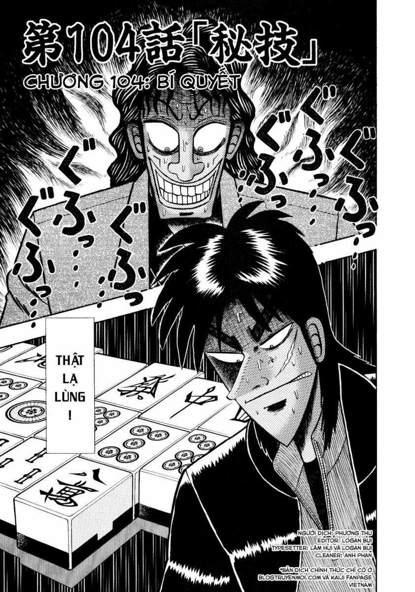 Tobaku Datenroku Kaiji Chapter 104 trang 0