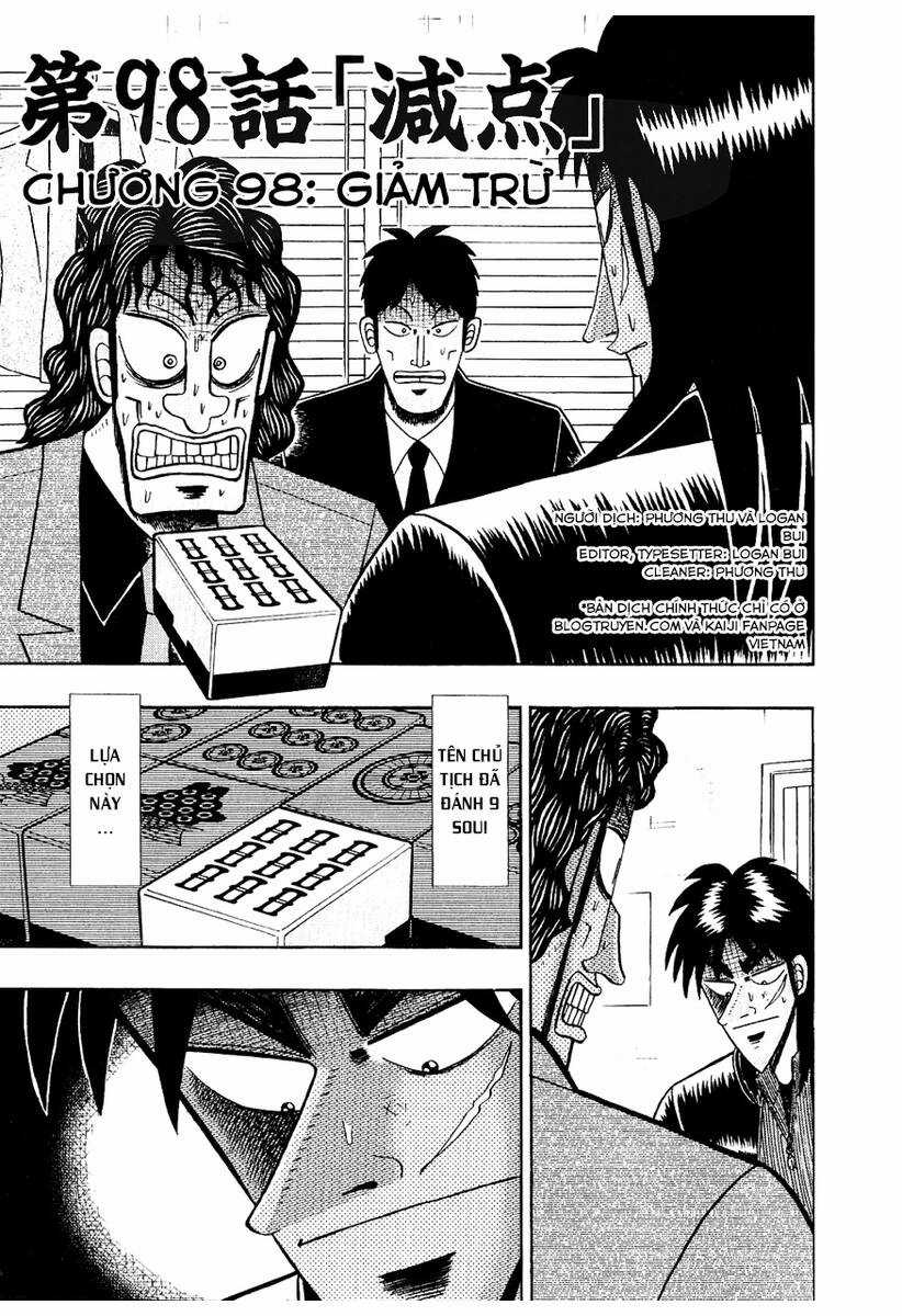 Tobaku Datenroku Kaiji Chapter 98 trang 0