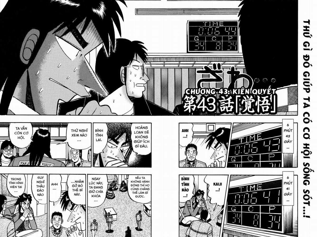 Tobaku Mokushiroku Kaiji Chapter 43 trang 1