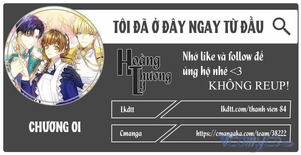 Tôi Đã Ở Đây Ngay Từ Đầu Chapter 1 trang 0