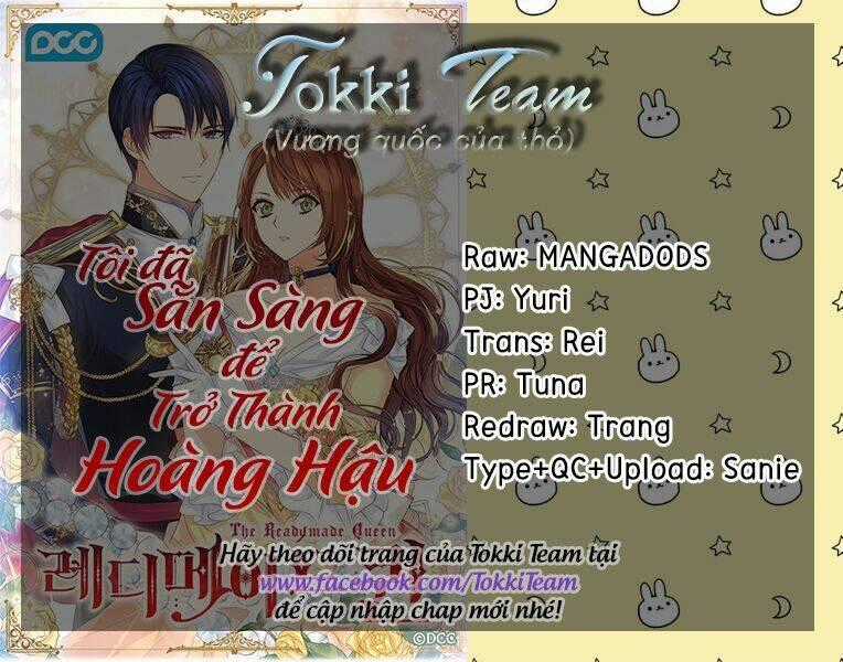 Tôi Đã Sẵn Sàng Để Trở Thành Hoàng Hậu Chapter 3 trang 0