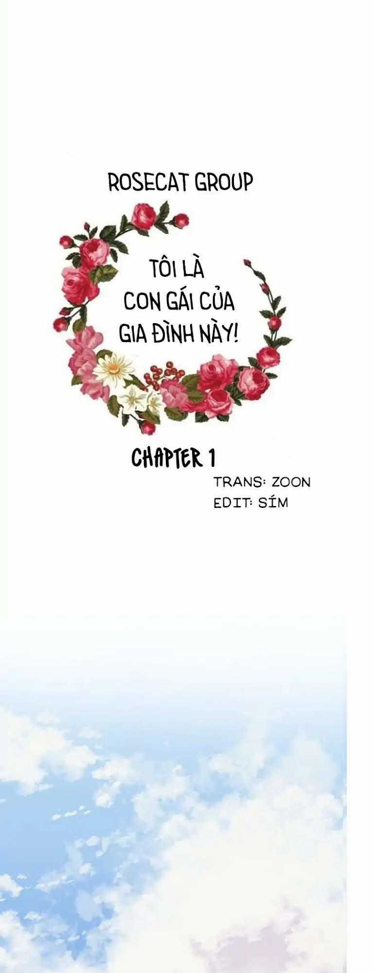 Tôi Là Tiểu Thư Của Gia Đình Này Chapter 1 trang 1