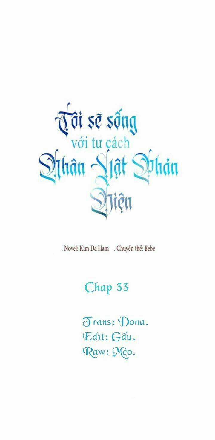 Tôi Sẽ Chỉ Sống Như Một Nhân Vật Phản Diện Chapter 33 trang 1