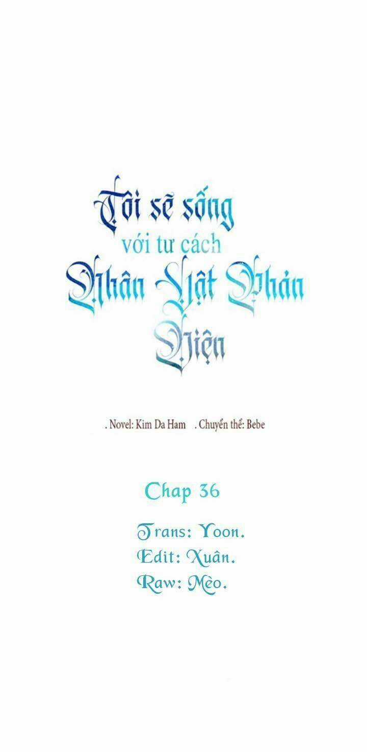 Tôi Sẽ Chỉ Sống Như Một Nhân Vật Phản Diện Chapter 36 trang 1