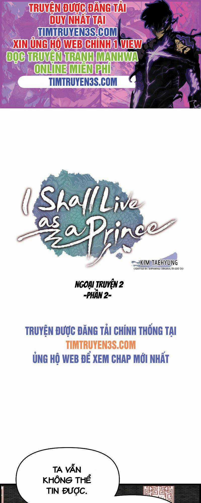 Tôi Sẽ Sống Như Một Hoàng Tử Chapter 87 trang 1