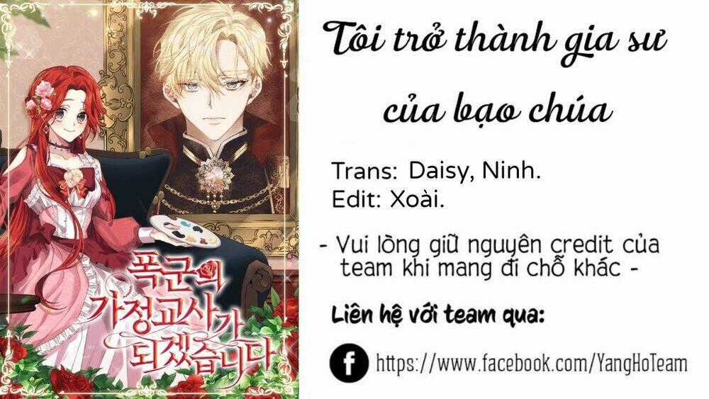 Tôi Trở Thành Gia Sư Của Tên Bạo Chúa Chapter 3 trang 1