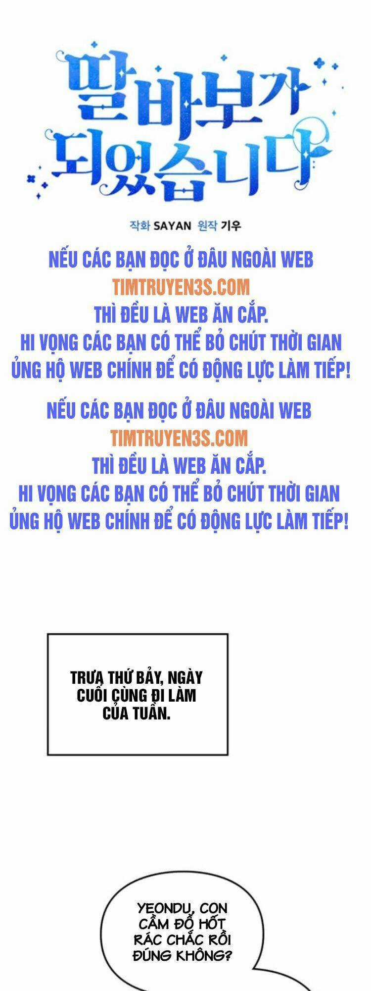 Tôi Trở Thành Một Người Cha Chapter 8 trang 1