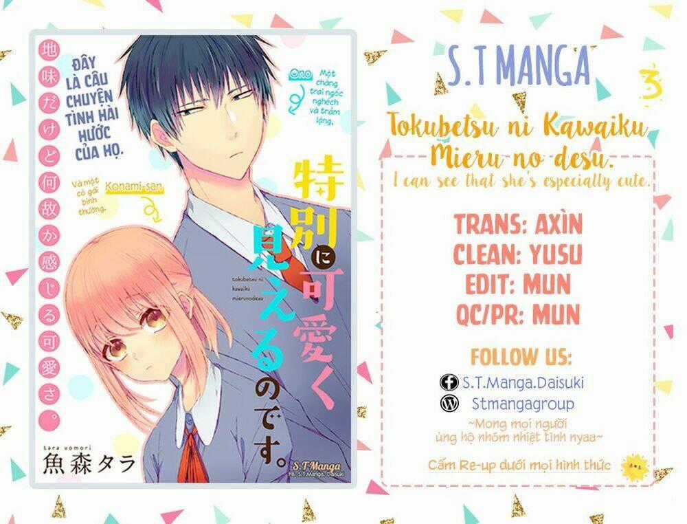 TOKUBETSU NI KAWAIKU MIERU NO DESU. Chapter 3 trang 0