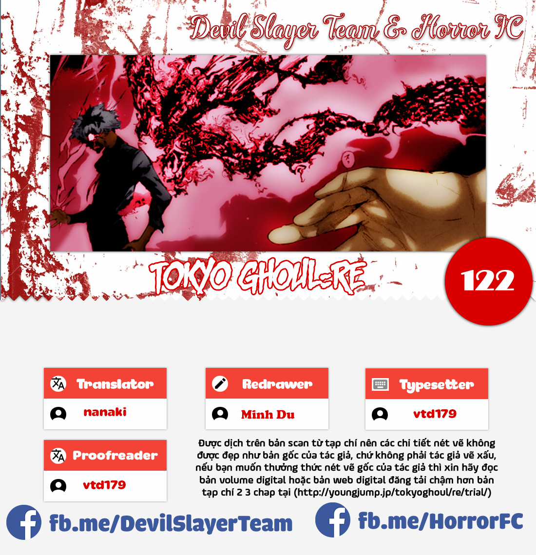 Tokyo Ghoul:re Chapter 122 trang 1