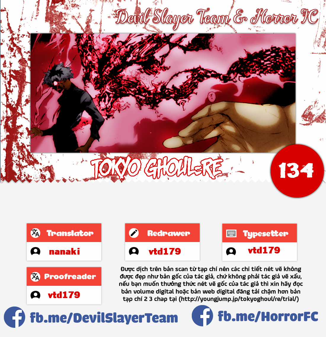 Tokyo Ghoul:re Chapter 134 trang 1