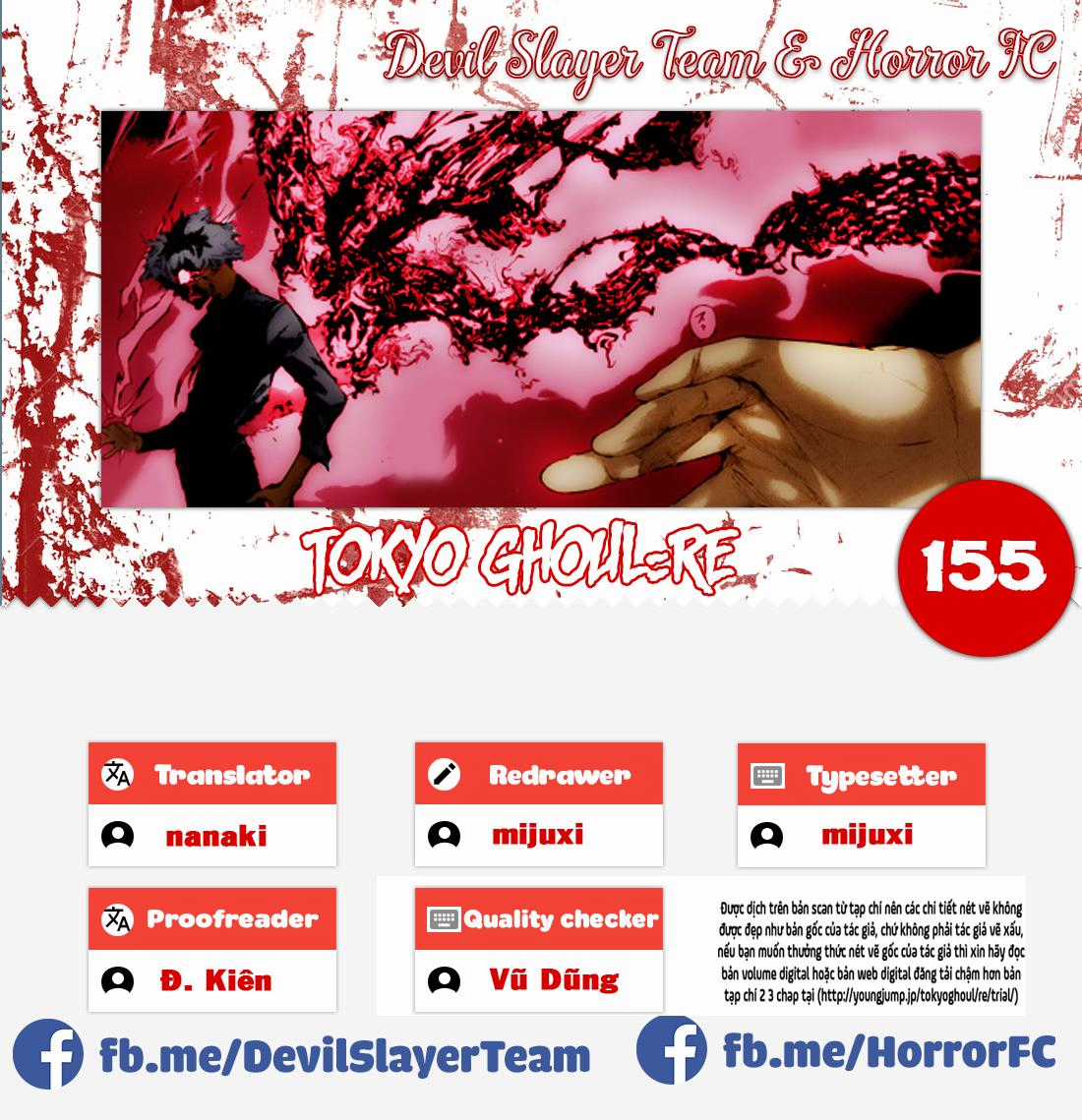 Tokyo Ghoul:re Chapter 155 trang 1