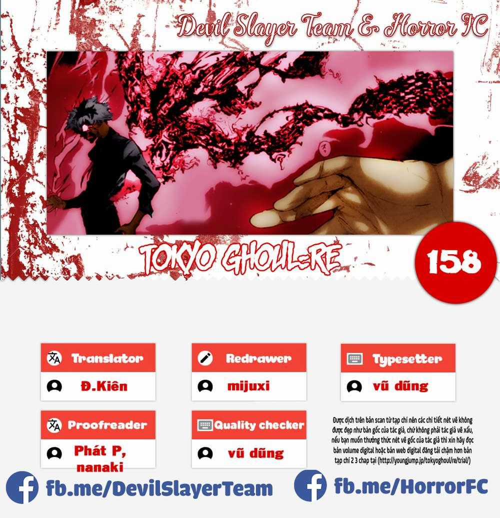 Tokyo Ghoul:re Chapter 158 trang 1