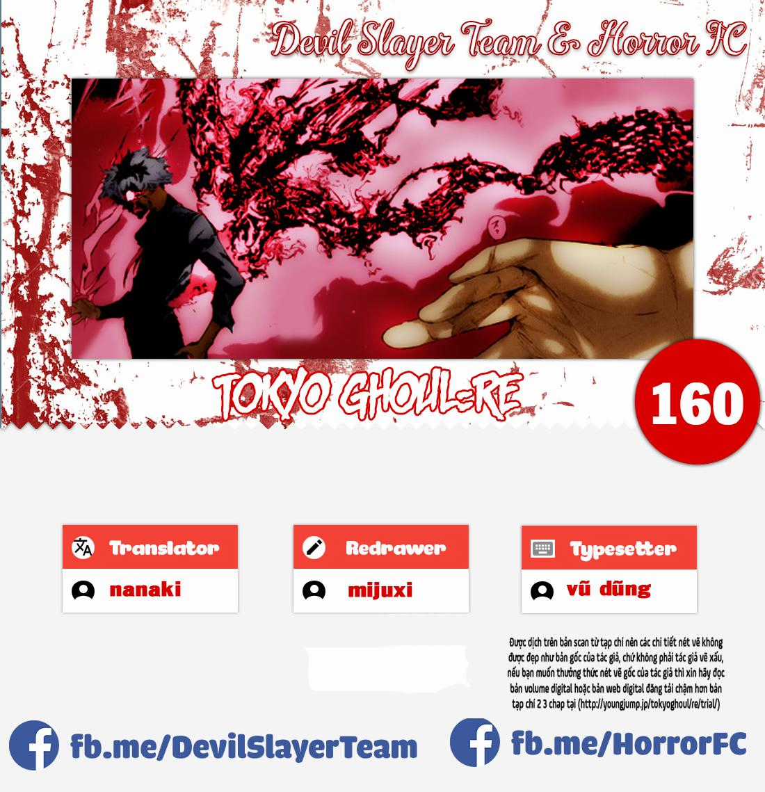 Tokyo Ghoul:re Chapter 160 trang 1