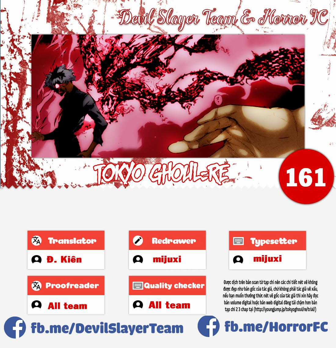 Tokyo Ghoul:re Chapter 161 trang 1