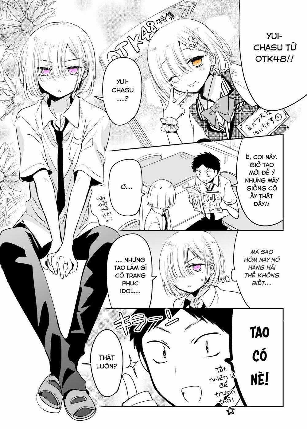 Tomodachi Ga Sukato Wa Kita Itte Itte Kita Chapter 6 trang 1